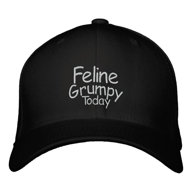 Boné Feline Grumpy Hoje (Frente)