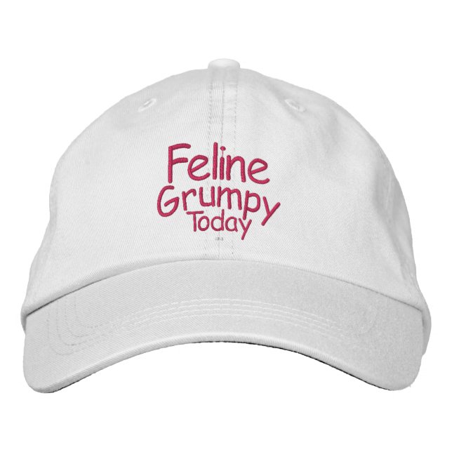 Boné Feline Grumpy Hoje (Frente)
