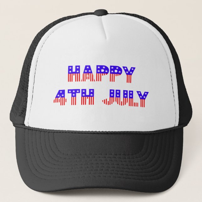 Boné Feliz 4 de julho (Frente)