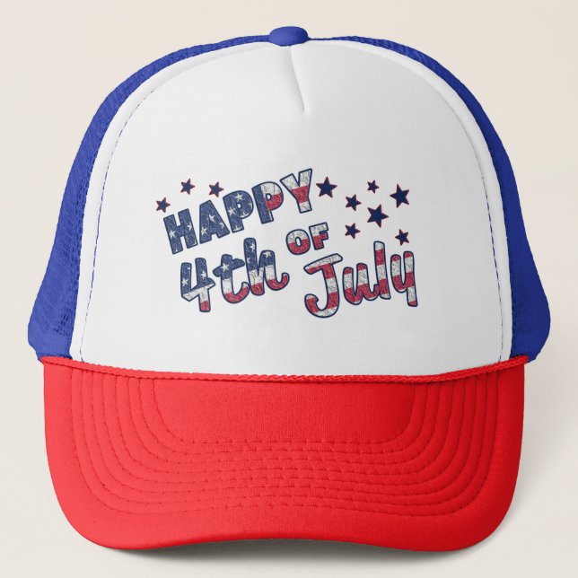 Boné Feliz 4 de julho (Frente)