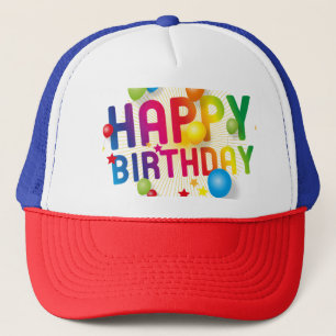 Boné feliz aniversário