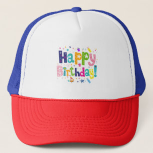 Boné feliz aniversário