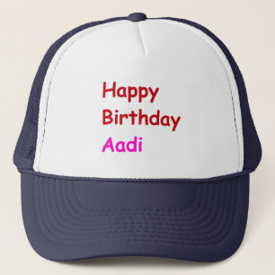 Boné Feliz aniversário Aadi