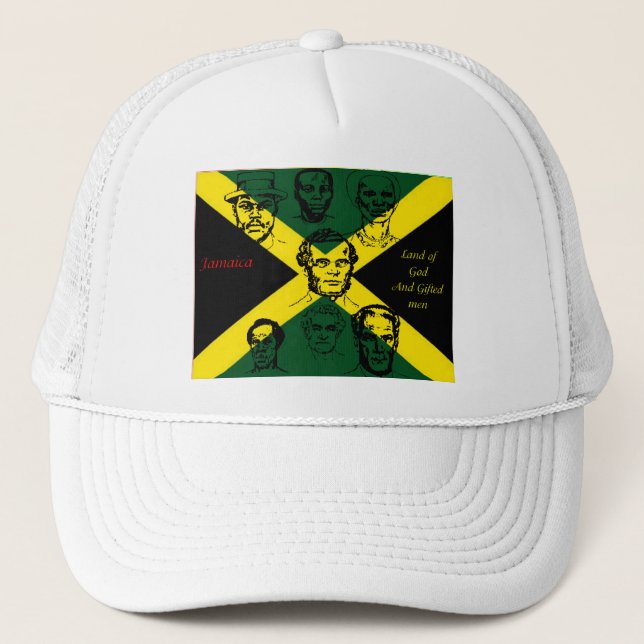 Boné Feliz aniversário jamaica hats (Frente)