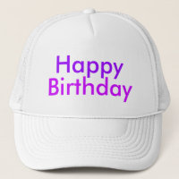 Feliz aniversário no Partido Roxo e Magenta