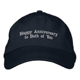 Boné Feliz Aniversário Personalizado para Vocês Dois Bo