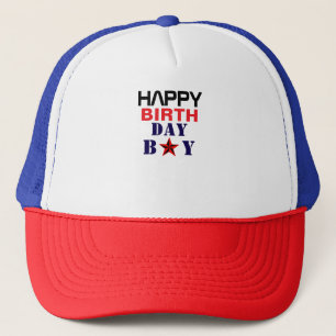 Boné Feliz Aniversário Rapaz