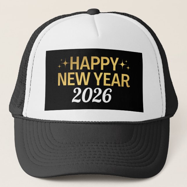 Boné Feliz Ano Novo 2026 (Frente)