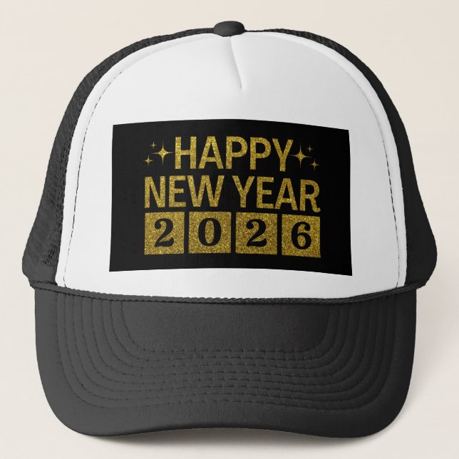 Boné Feliz Ano Novo 2026 (Frente)