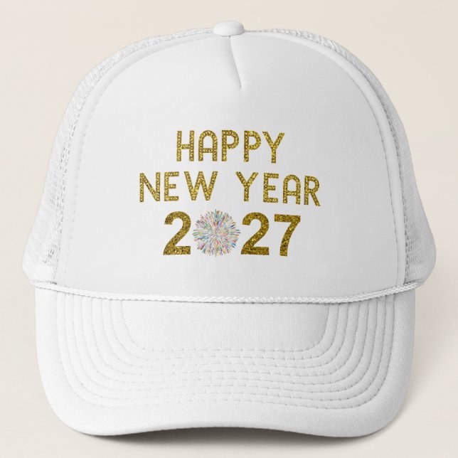 Boné Feliz Ano Novo 2027 (Frente)