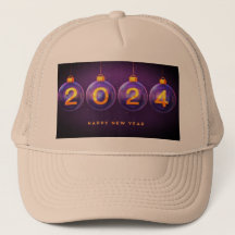 Feliz ano novo Deseja Imagens em Lâmpadas 2024 Bon