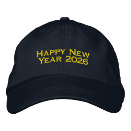 Boné Feliz Ano Novo Gorro de Boas-Vindas Impresso 2026