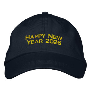 Boné Feliz Ano Novo Gorro de Boas-Vindas Impresso 2026