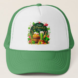 Boné Feliz Celebração Festiva do Dia de São Patrício