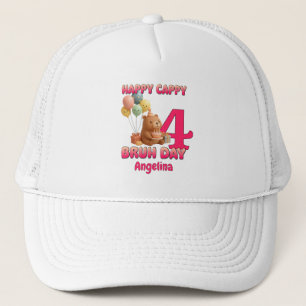 Boné FELIZ DIA CAPPY BRUH Personalizado Capivara 4º Ani