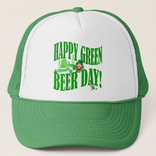 Boné Feliz dia da cerveja verde
