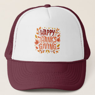Boné Feliz Dia de Ação de Graças