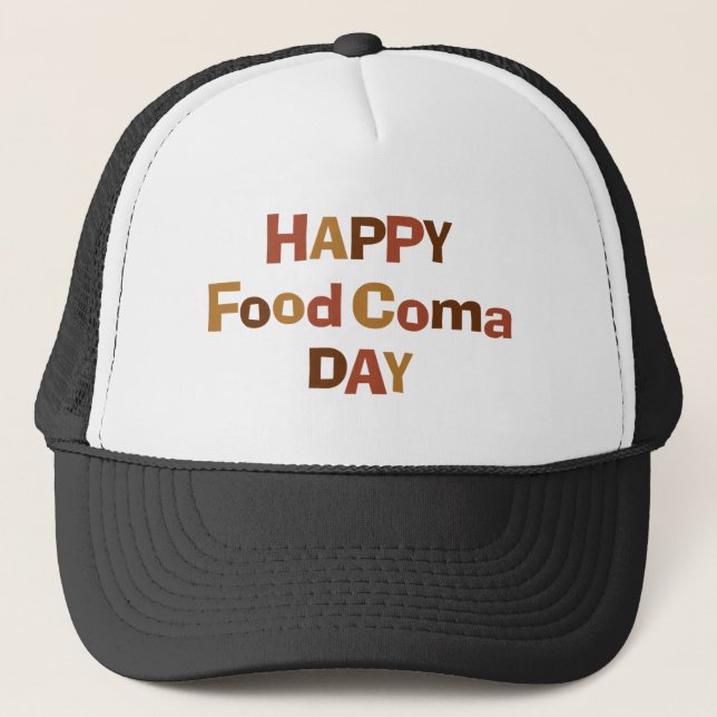 Boné Feliz dia de coma de Comida (Frente)
