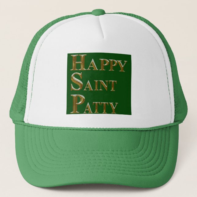 BONÉ FELIZ DIA DE SÃO PATRÍCIO (Frente)