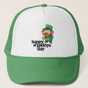 Boné Feliz Dia de São Patrício Cerveja Leprechaun Rison