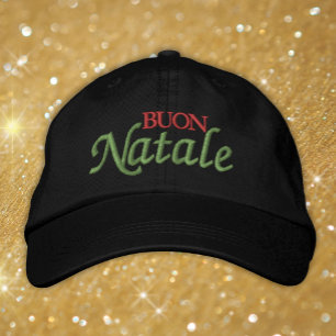 Boné Feliz Natal Bordado no Gorro de Natal Italiano