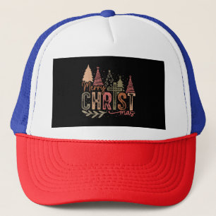 Boné Feliz Natal Mas Christmas Fé Cristã Jesus C