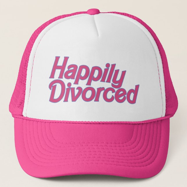 Boné Felizmente Divorciado (Frente)