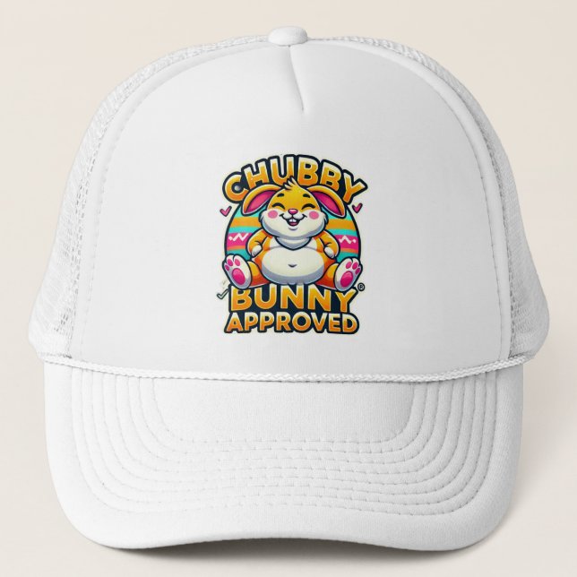 Boné Felz pascoa Dia Chubby Bunny Aprovado (Frente)