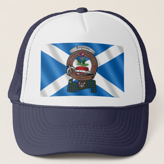 Boné Fergusson Clan Crachá Trucker Hat (Frente)