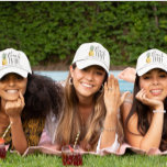 Boné Férias da Bachelorette da Tribo da Praia<br><div class="desc">Este design pode ser personalizado na área fornecida pela alteração da foto e/ou do texto. Ou pode ser personalizado clicando em Personalizar este Modelo e, em seguida, escolhendo o clique para personalizar mais a opção e excluir ou alterar a cor do plano de fundo, adicionar texto, alterar a cor ou...</div>