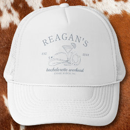 Boné Festa de Despedida de Solteira Desenhada à Mão de 