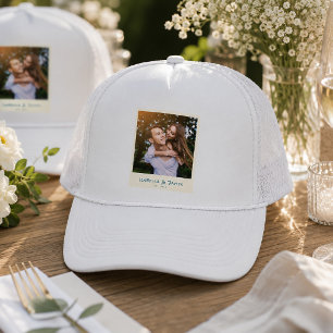 Boné Festa de Noivado de Casamento de Foto Personalizad