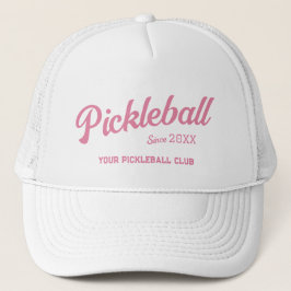 Boné Festa Personalizada do Clube Pickleball Pink Pickl