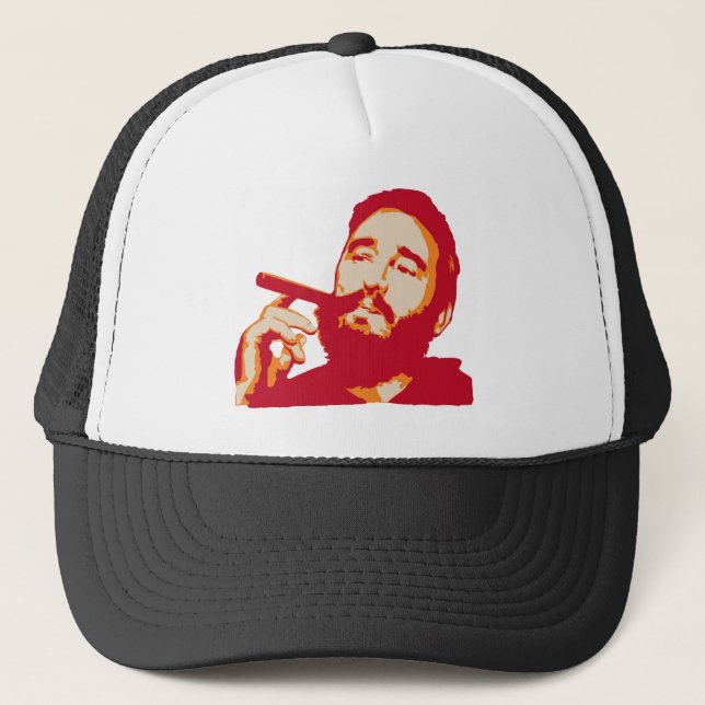 Boné Fidel Castro com o chapéu do retrato do charuto (Frente)