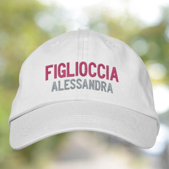 Boné Figlioccia (afilhada) personalizada (Criador carregado)
