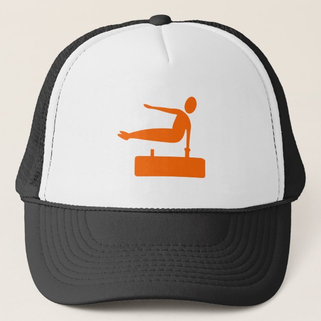 Boné Figura de compartimentação - Laranja (Frente)