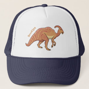 Boné Figura de desenho animado do dinossauro do parasau