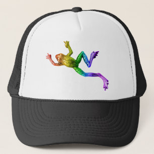 Boné Figura do Sapo do Orgulho de SlipperyJoe Vibrantem