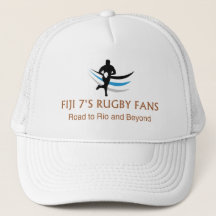 Fiji 7 fãs do rugby a Rio - chapéu do camionista