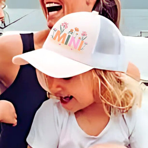 Boné Filha de Mamães de Correspondência Floral