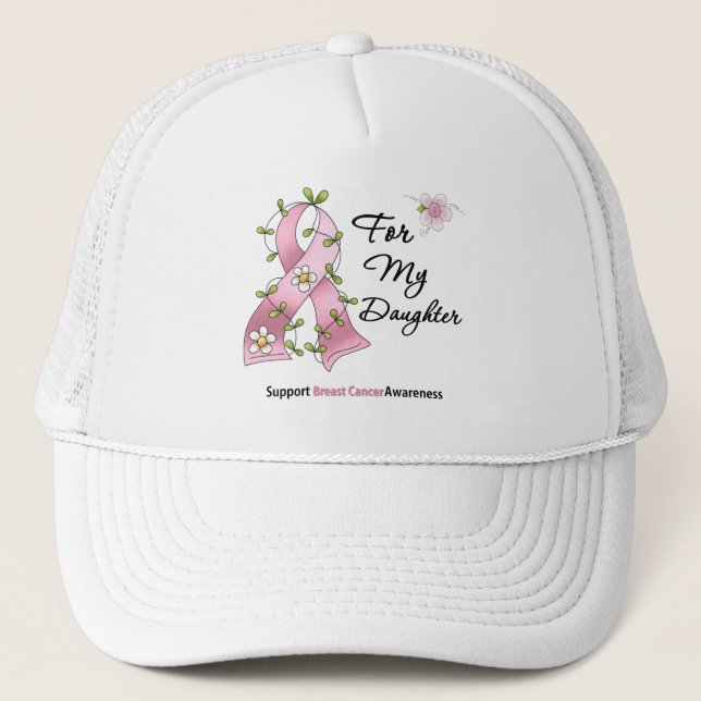 Boné Filha do apoio ao cancer de mama (Frente)