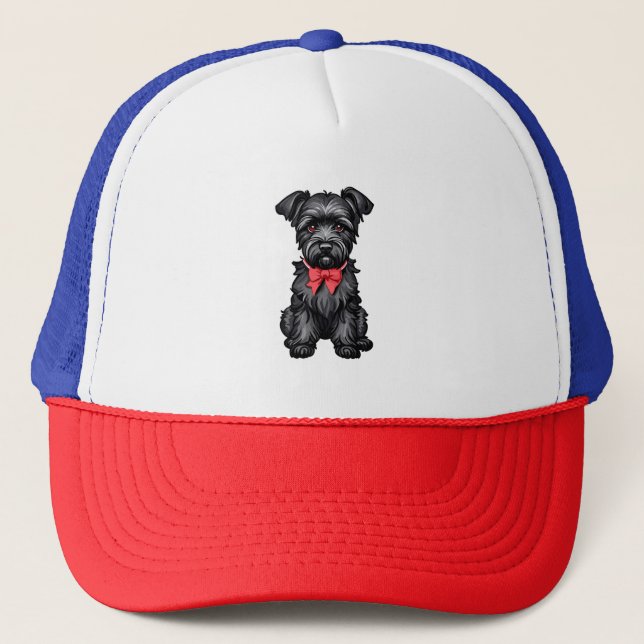 Boné Filhote de Miniatura Schnauzer (Frente)