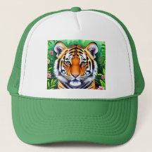 Filhote de tigre botânico ousado