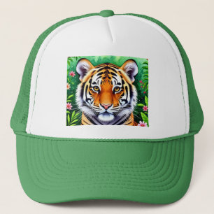 Boné Filhote de tigre botânico ousado