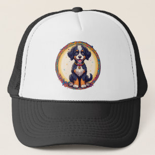 Boné Filhote Fofo design colorido estilo desenho animad
