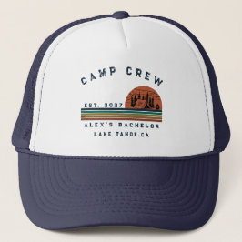 Boné Fim de Semana de Camping Personalizado Despedida d