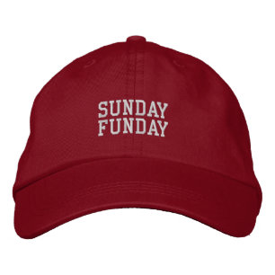 Boné Fim de semana de futebol 'Sunday Funday', presente