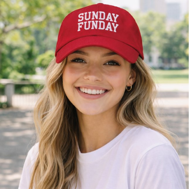 Boné Fim de Semana de Futebol 'Sunday Funday', Presente (Criador carregado)