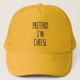Boné Fingir que sou um queijo - um perfume engraçado