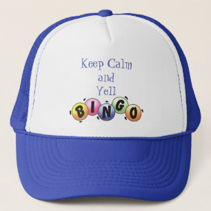 Boné Fique Calmo E Grite Bingo